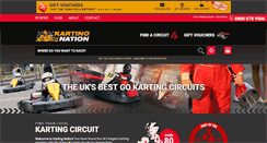 Desktop Screenshot of kartingnation.co.uk