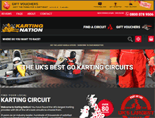 Tablet Screenshot of kartingnation.co.uk